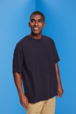 Esprit Oversized jersey T-shirt Men Navy T-Shirts P0D0X843