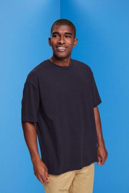 Esprit Oversized jersey T-shirt Men Navy T-Shirts P0D0X843
