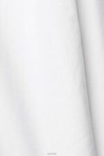 Esprit Oversized white cotton blouse Women White Blouses P0D0X406 - Image 4