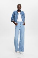 Esprit Pants denim Women Blue Light Wash Denim P0D0X272 - Image 2