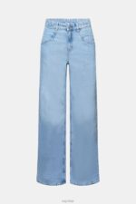 Esprit Pants denim Women Blue Light Wash Denim P0D0X272 - Image 5