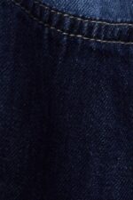 Esprit Patchwork jeans shirt, cotton blend Women Blue Light Wash Shirts P0D0X257 - Image 4