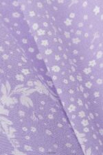 Esprit Patterned mini dress with a bow tie Women White Dresses P0D0X230 - Image 4