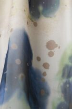 Esprit Patterned organza midi dress Women Yellow Dresses P0D0X197 - Image 4