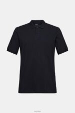 Esprit Pima cotton pique polo shirt Men Black Polos P0D0X923 - Image 5
