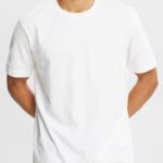 Esprit Plain T-shirt Men White T-Shirts P0D0X929