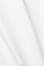 Esprit Plain T-shirt Men White T-Shirts P0D0X929 - Image 4