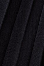 Esprit Pleated and sleeveless maxi dress with crewneck Women Black Dresses P0D0X124 - Image 4