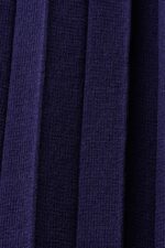 Esprit Pleated and sleeveless maxi dress with crewneck Women Dark Blue Dresses P0D0X123 - Image 4