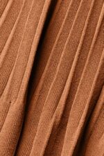 Esprit Pleated fit and flare dress Women Brown Dresses P0D0X382 - Image 4