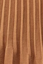 Esprit Pleated midi skirt Women Brown Skirts P0D0X482 - Image 4