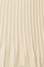 Esprit Pleated midi skirt Women Sand Skirts P0D0X483 - Image 4