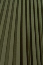 Esprit Pleated skirt with belt Women Dark Khaki Skirts P0D0X435 - Image 4