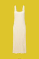 Esprit Pleated strap dress Women Sand Dresses P0D0X492 - Image 5