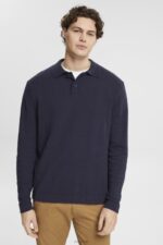 Esprit Polo jumper Men Navy Sweaters P0D0X683