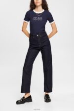 Esprit Print t-shirt Women Navy T-Shirts P0D0X543 - Image 2