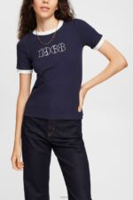 Esprit Print t-shirt Women Navy T-Shirts P0D0X543