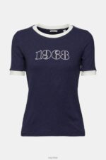 Esprit Print t-shirt Women Navy T-Shirts P0D0X543 - Image 5