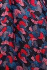 Esprit Printed midi-skirt with gathers Women Pink Skirts P0D0X421 - Image 4