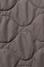 Esprit Quilted vest Men Dark Khaki Vest P0D0X842 - Image 4