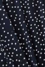 Esprit Recycled: Chiffon dress with a gathered waist Women Navy Dresses P0D0X67 - Image 4