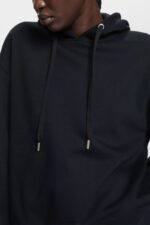 Esprit Recycled: oversized hoodie Women Black Sweatshirts & Hoodies P0D0X29 - Image 3