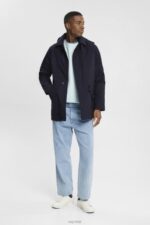 Esprit Recycled: plain-coloured sweatshirt Men Light Aqua Green Sweatshirts & Hoodies P0D0X749 - Image 2
