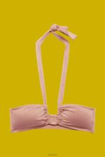 Esprit Recycled: sparkly bandeau top Women Cinnamon Swim P0D0X83 - Image 4