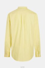 Esprit Regular fit oxford shirt Men Sunflower Yellow Shirts P0D0X801 - Image 7