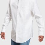 Esprit Regular fit oxford shirt Men White Shirts P0D0X799