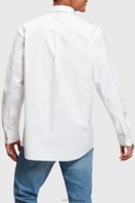 Esprit Regular fit oxford shirt Men White Shirts P0D0X799 - Image 3