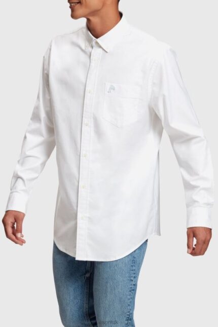 Esprit Regular fit oxford shirt Men White Shirts P0D0X799