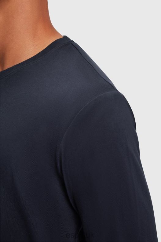 Esprit Regular solid jersey t-shirt Men Black T-Shirts P0D0X858 - Image 2