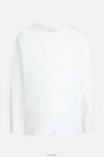 Esprit Regular solid jersey t-shirt Men White T-Shirts P0D0X859 - Image 4