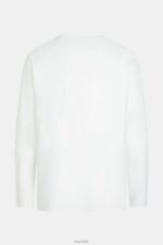 Esprit Regular solid jersey t-shirt Men White T-Shirts P0D0X859 - Image 5