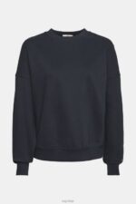 Esprit Relaxed Fit Sweatshirt Women Black Sweatshirts & Hoodies P0D0X522 - Image 5
