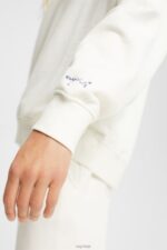 Esprit Relaxed Fit Sweatshirt Women Off White Sweatshirts & Hoodies P0D0X523 - Image 3