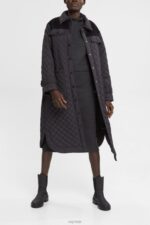 Esprit Rib knit pencil skirt Women Anthracite Skirts P0D0X431 - Image 2