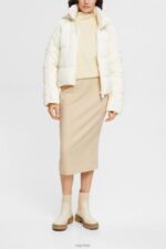 Esprit Rib knit pencil skirt Women Ice Skirts P0D0X432 - Image 2