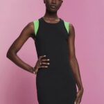 Esprit Ribbed jersey dress Women Black Dresses P0D0X285