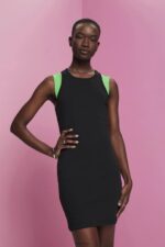 Esprit Ribbed jersey dress Women Black Dresses P0D0X285
