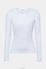Esprit Ribbed jumper Women Pastel Blue Sweaters P0D0X274 - Image 5