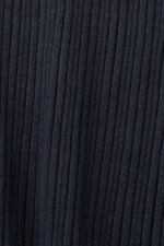 Esprit Ribbed Knit Midi Skirt Women Petrol Blue Skirts P0D0X21 - Image 4