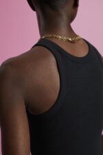 Esprit Ribbed tank top Women Black Tank P0D0X280 - Image 3