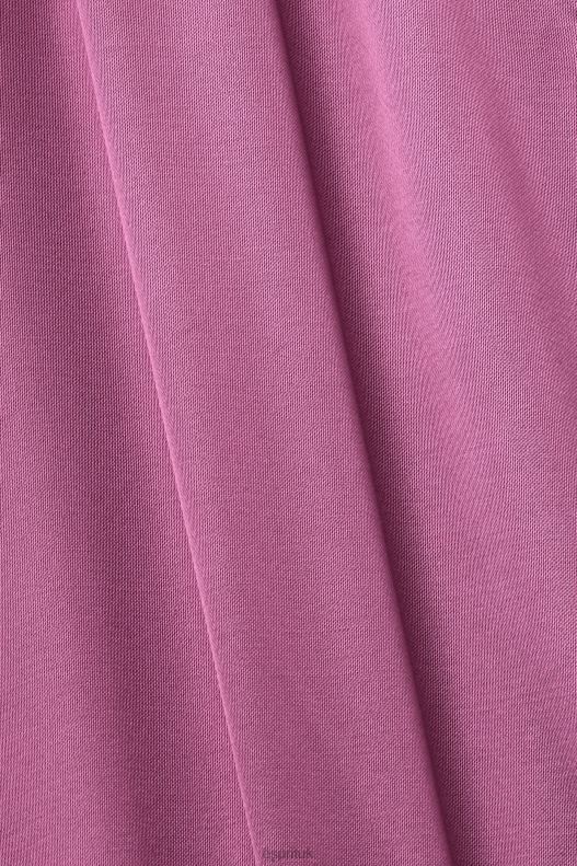 Esprit Satin jumpsuit with a tie belt, LENZING ECOVERO Women Violet Suit P0D0X135 - Image 4