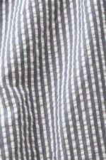 Esprit Seersucker shorts with stripes, 100% cotton Women Navy Shorts P0D0X96 - Image 4