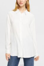 Esprit Shirt blouse, LENZING ECOVERO Women Off White Blouses P0D0X425