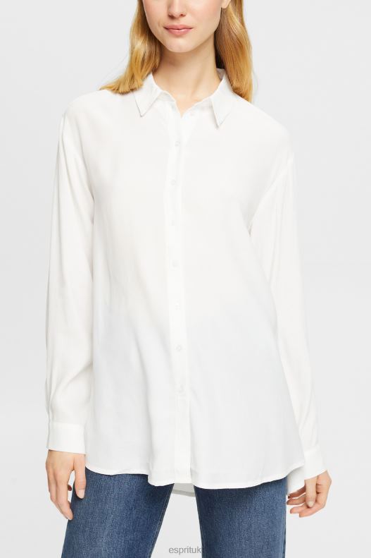 esprit_shirt_blouse_lenzing_ecovero_women_off_white_blouses_p0d0x425.jpg Esprit Shirt blouse, LENZING ECOVERO Women Off White Blouses P0D0X425 - Image 1