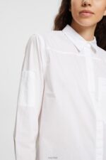 Esprit Shirt blouse, organic cotton Women White Blouses P0D0X541 - Image 3