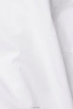 Esprit Shirt blouse, organic cotton Women White Blouses P0D0X541 - Image 4